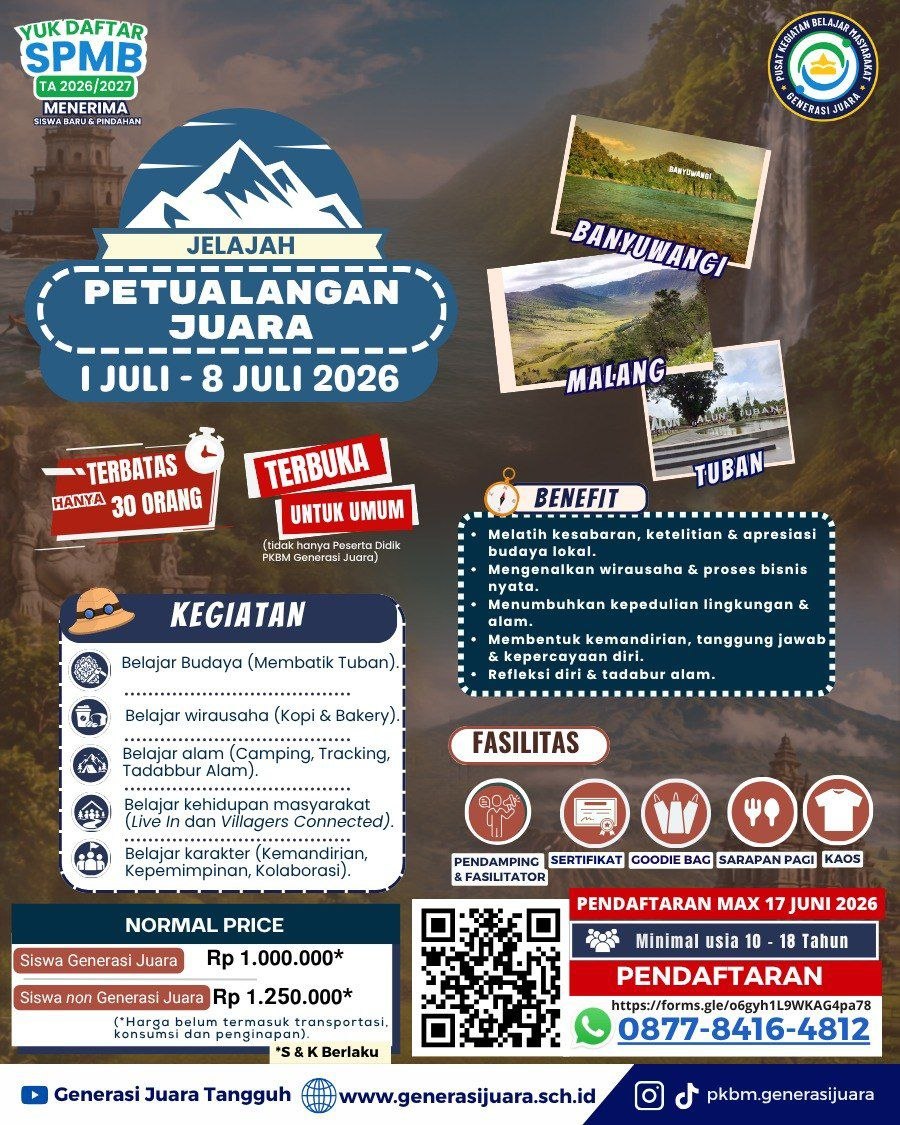 Informasi Event Generasi Juara 2